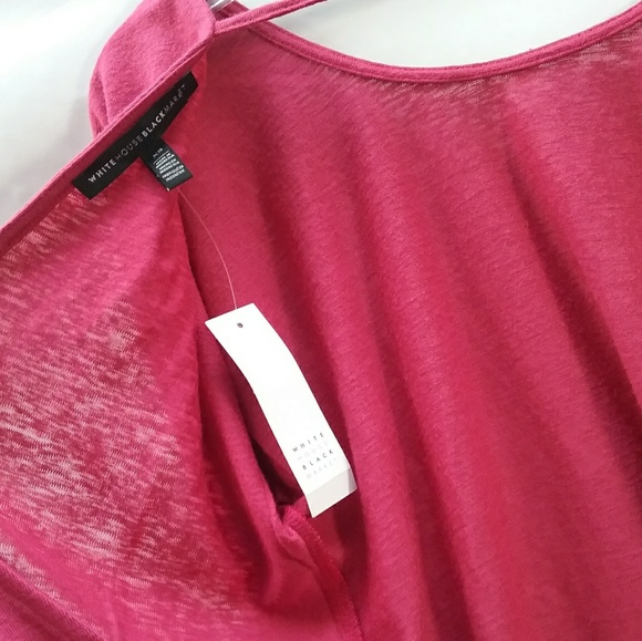 White House Black Market Pink Back-less Top XS - Picture 4 of 7